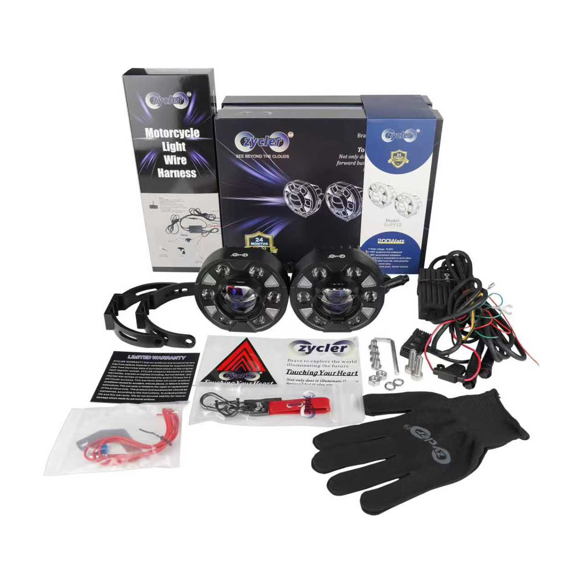 ZYCLER P-112 Round Projector Fog Light Kit