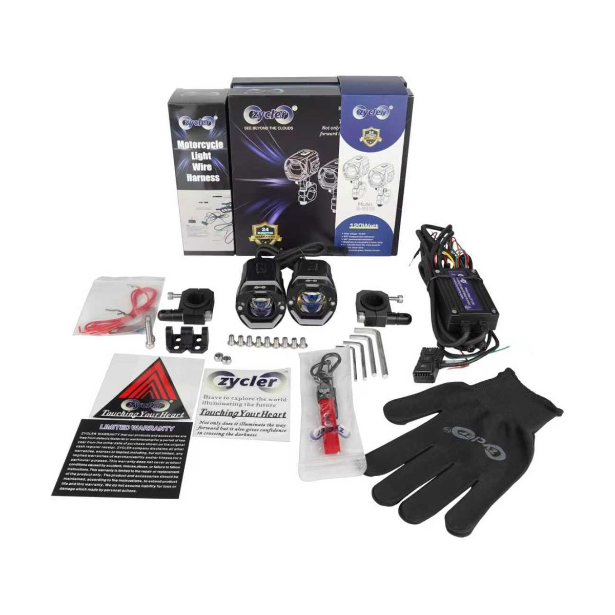 ZYCLER P-118 Touring Fog Light Kit
