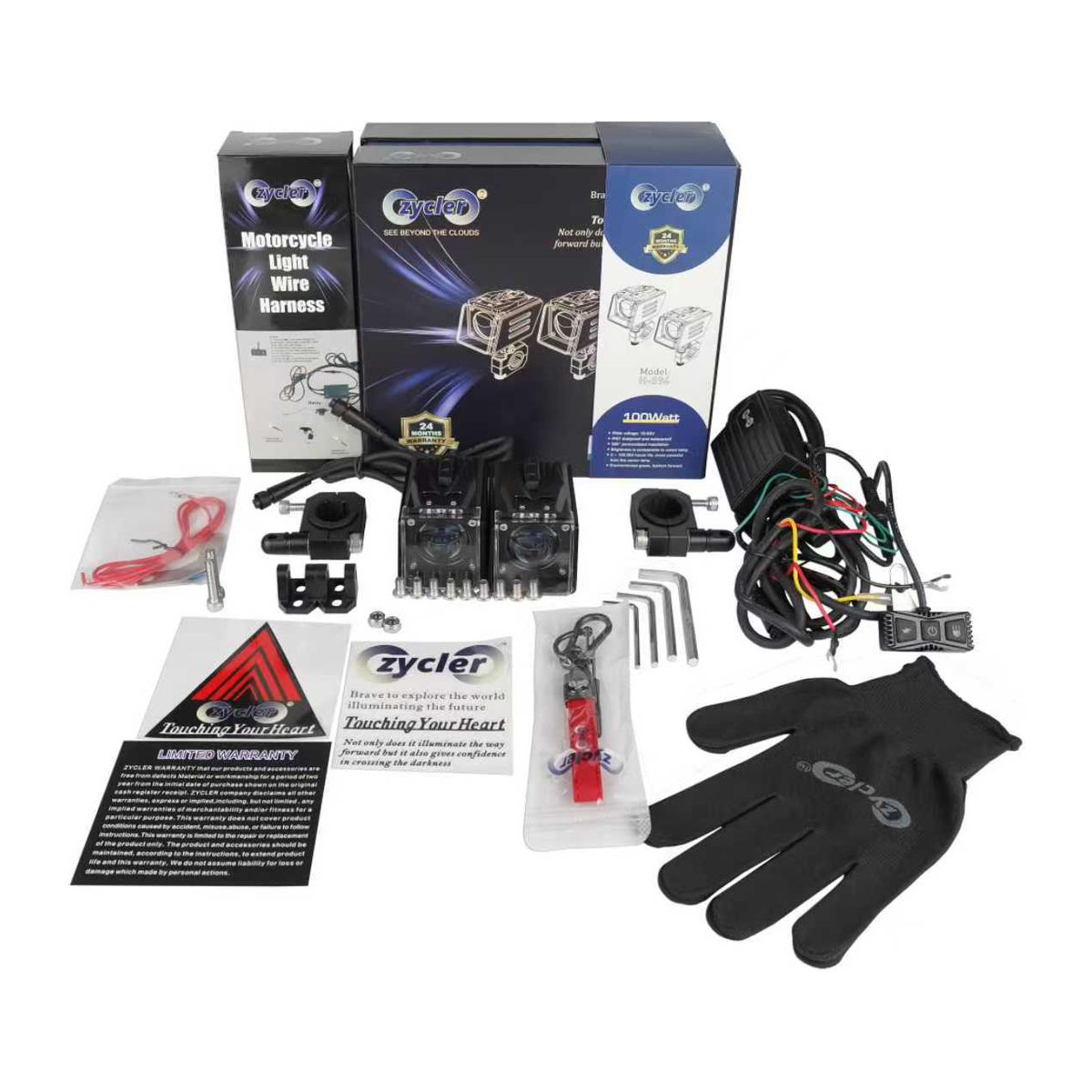 ZYCLER S-110 Dual Cut Single Lens Premium Fog Light